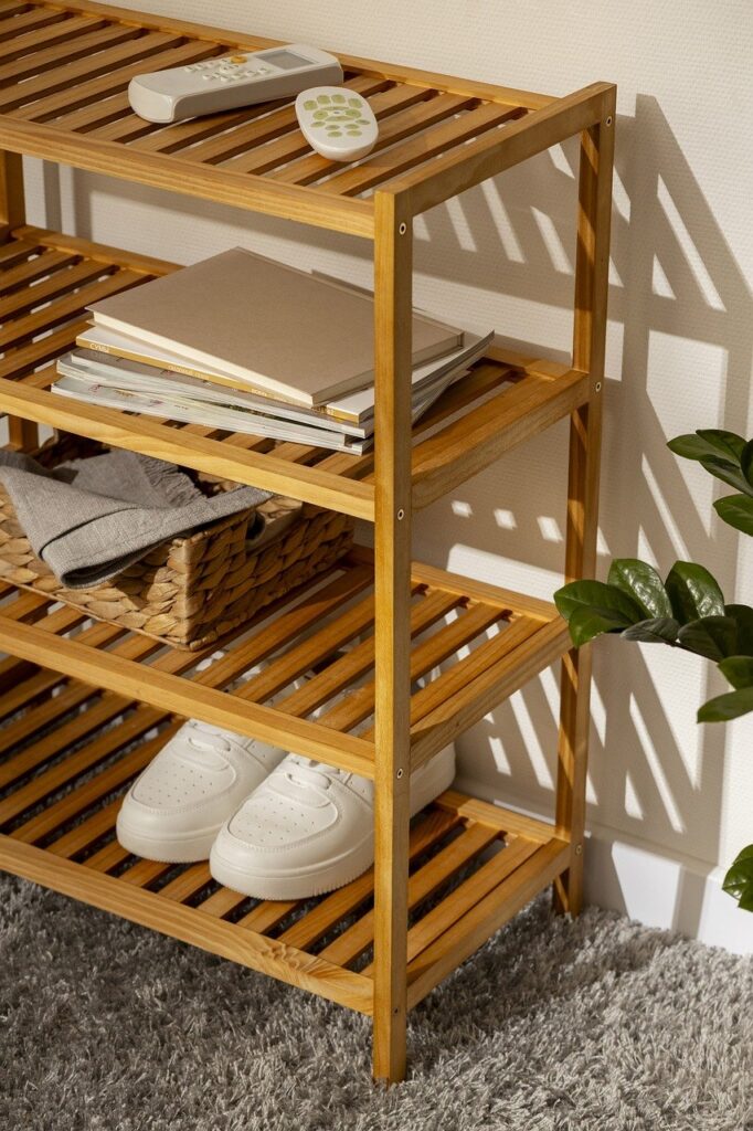 shoe racks, racks, furniture